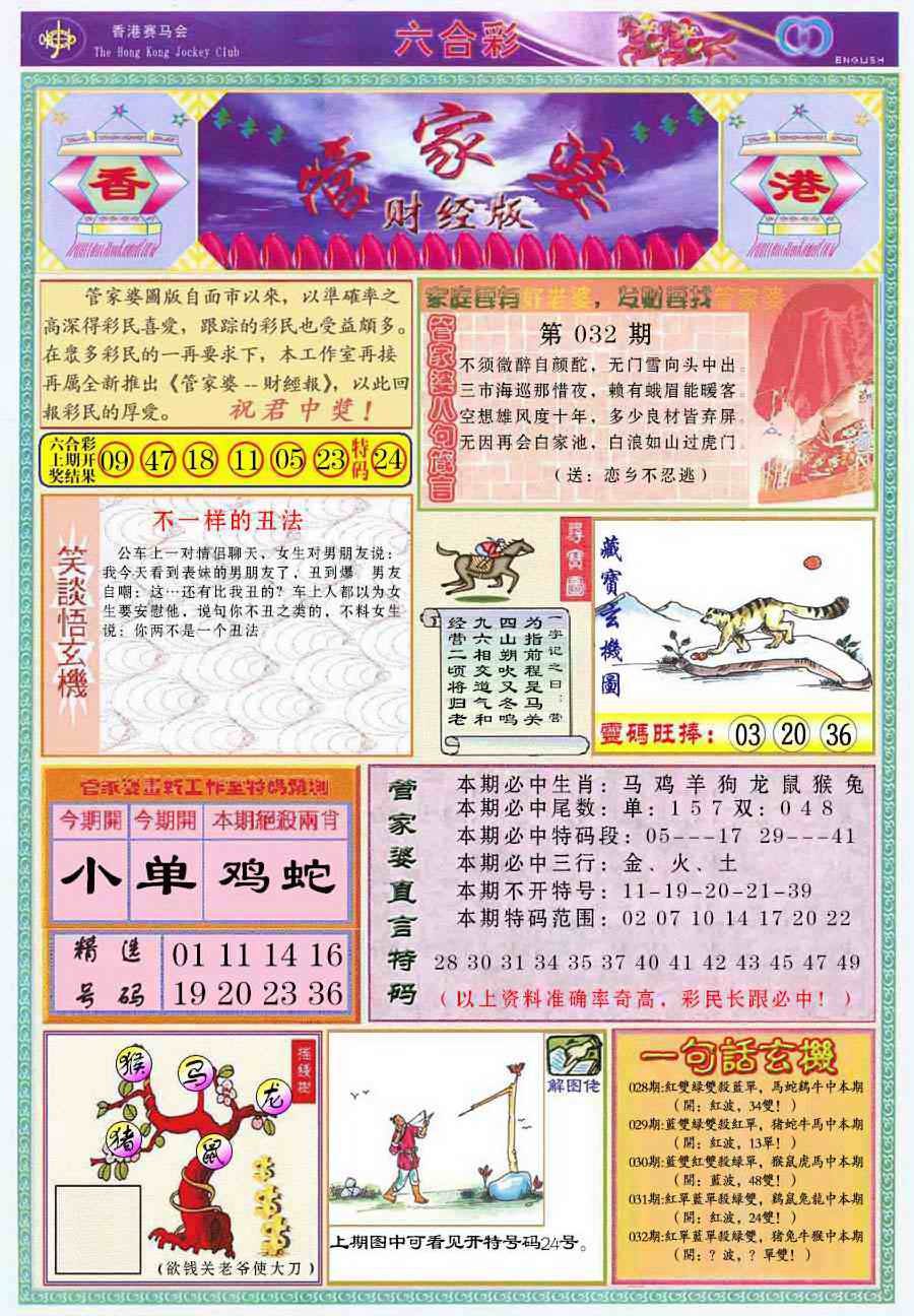 032期管家婆财经版[图]