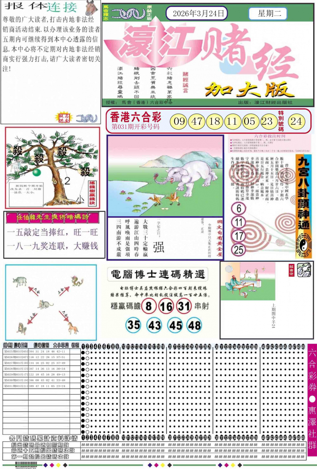 032期濠江赌经A加大版[图]